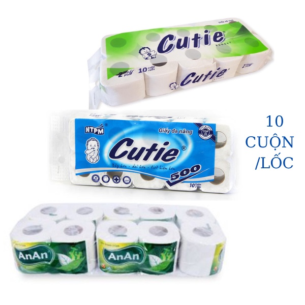 Lốc giấy vệ sinh cuộn An An( Loại 2)