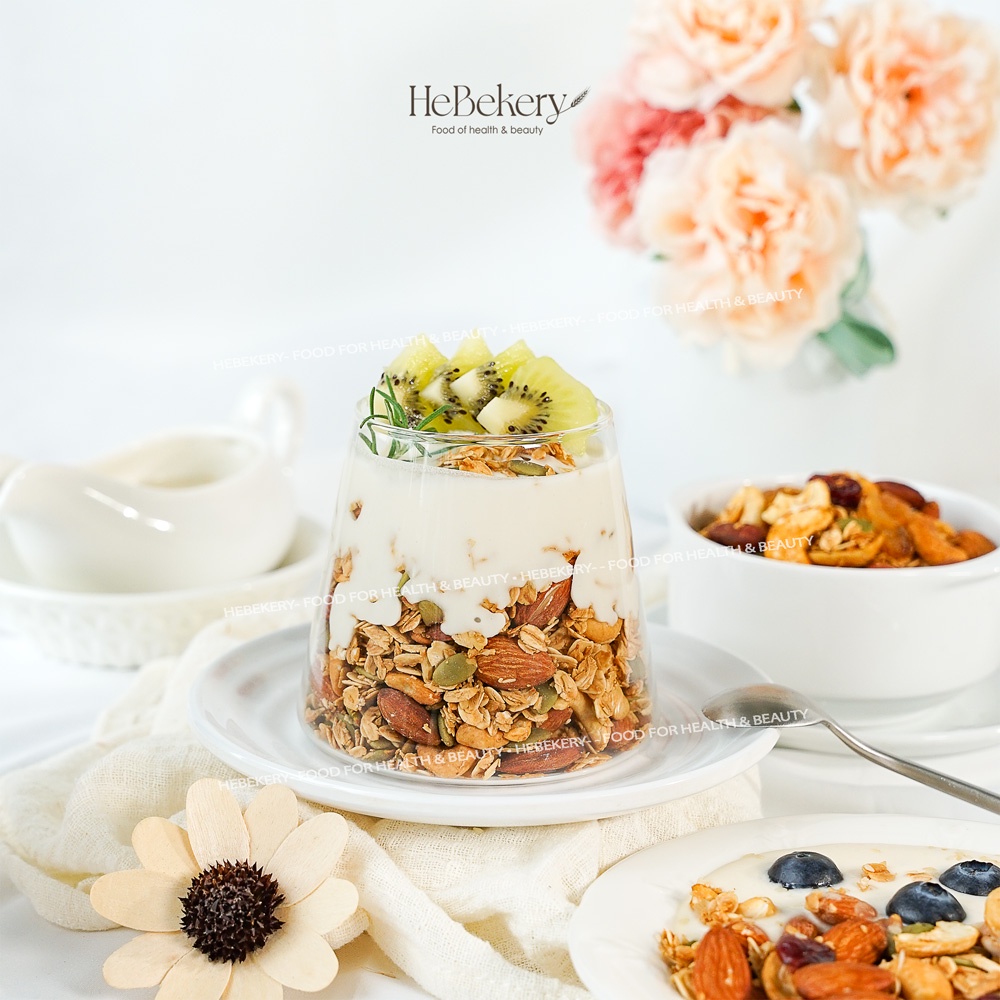 250g Granola Truly Healthy HEBEKERY by HEBE - Ngũ Cốc Dinh Dưỡng Lành Mạnh Tự Nhiên - Vị Truyền Thống