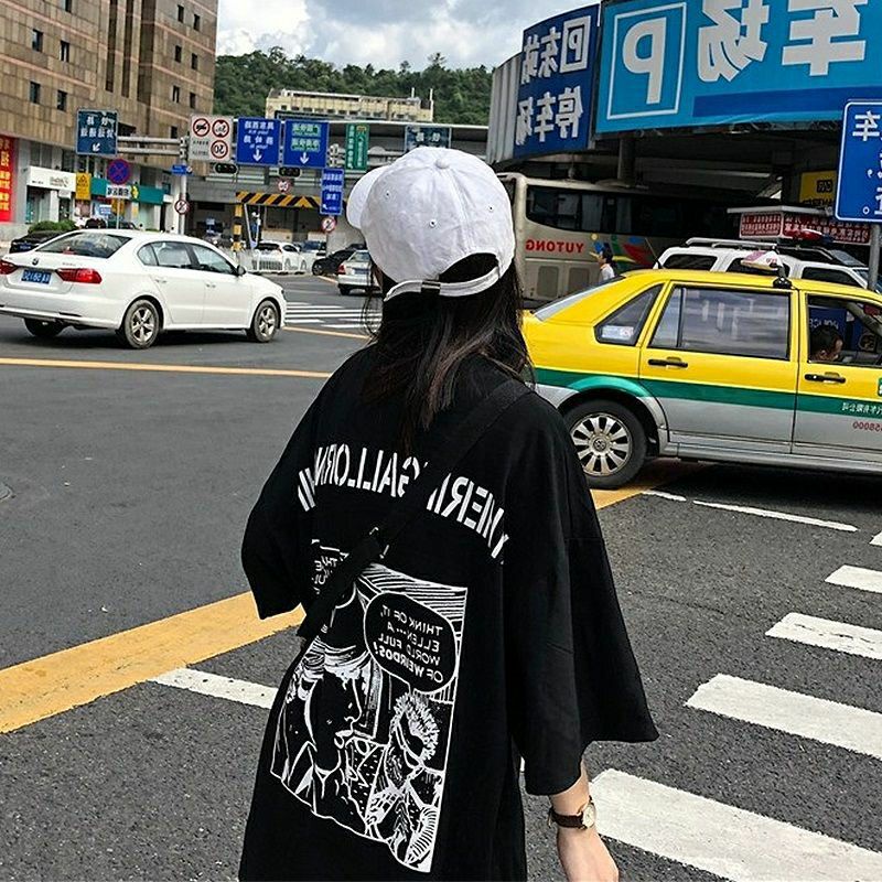 Áo Thun Nữ Tay Lỡ Form Rộng Unisex Ulzzang