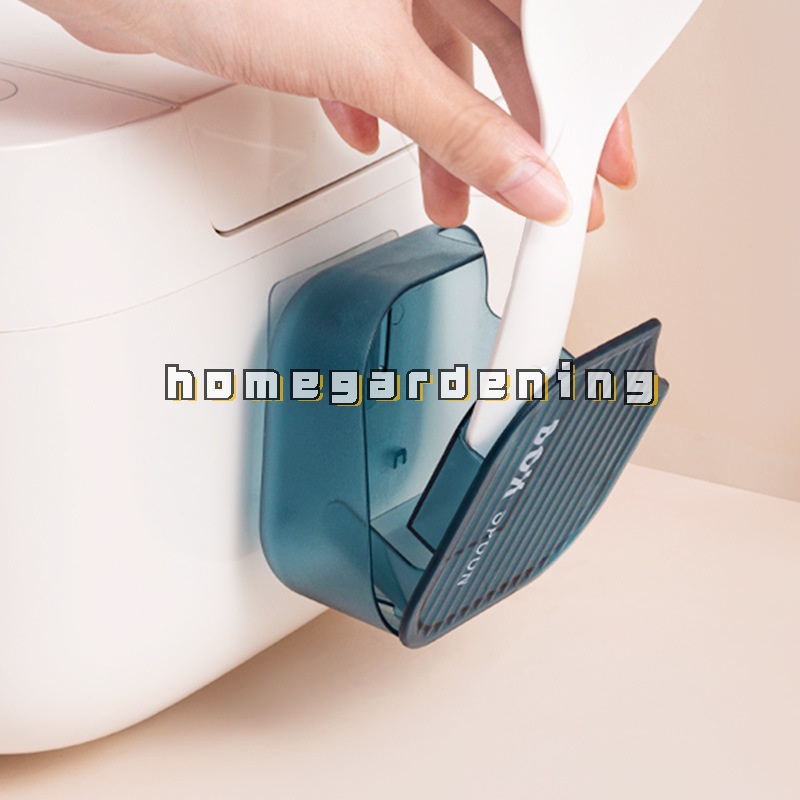 Giá Đỡ Muỗng Xới Cơm Gắn Tường Dạng Lật Dành Cho Nhà Bếp