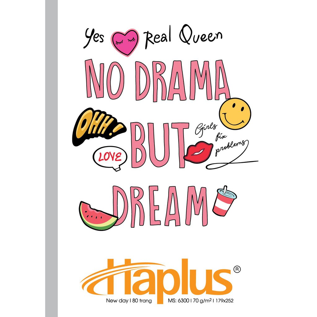 Vở kẻ ngang HAPLUS - NEW DAY 120 trang