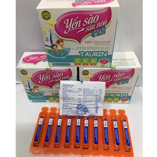 Siro YẾN SÀO SỮA NON tăng khả năng hấp thu, kích thích bé ăn ngon - Hộp 4 x 5 ống