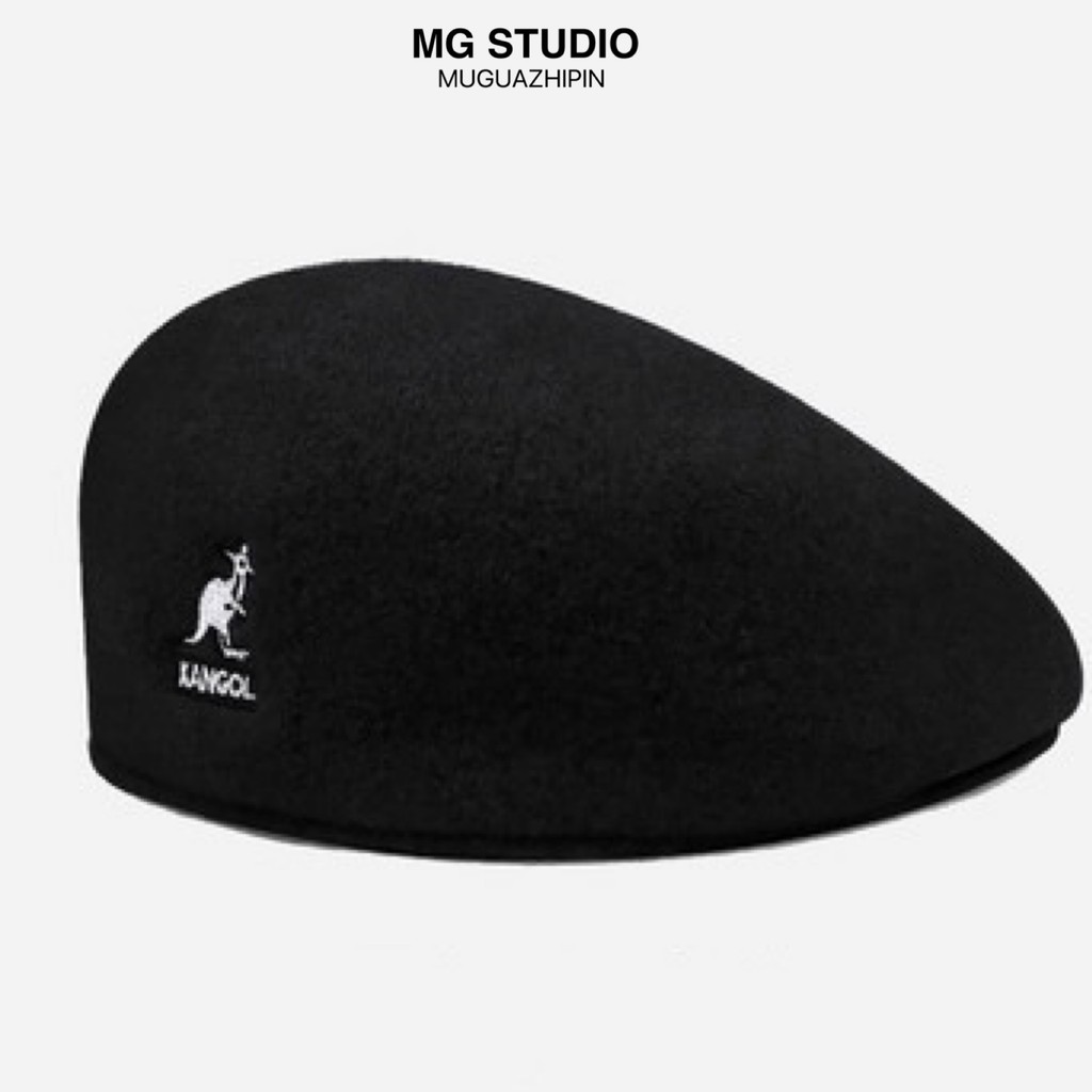 Mũ Beret MG STUDIO Sợi Len Thêu Hình Kangaroo