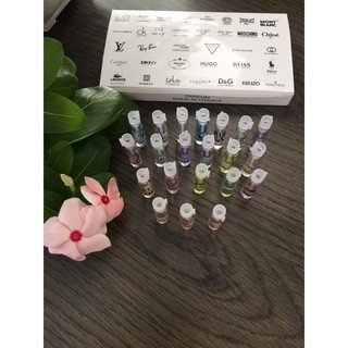 Set 21 lọ nước hoa mini 2ml