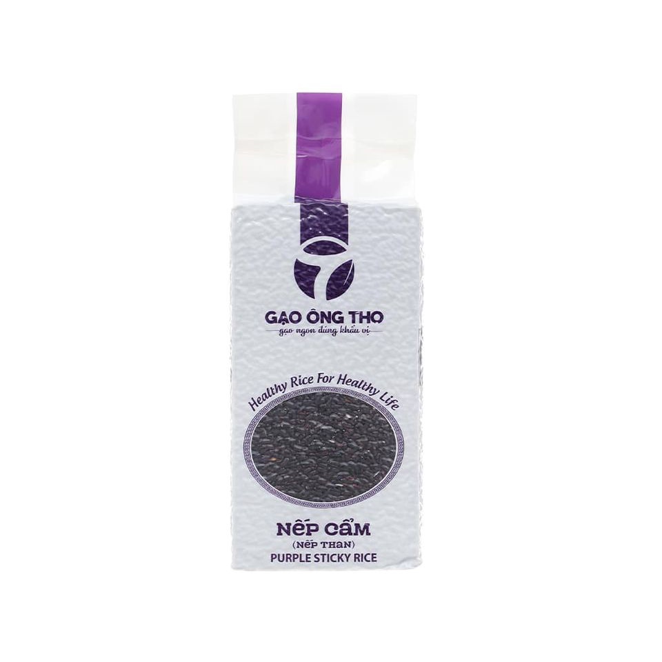 Gạo Nếp Than Ông thọ
