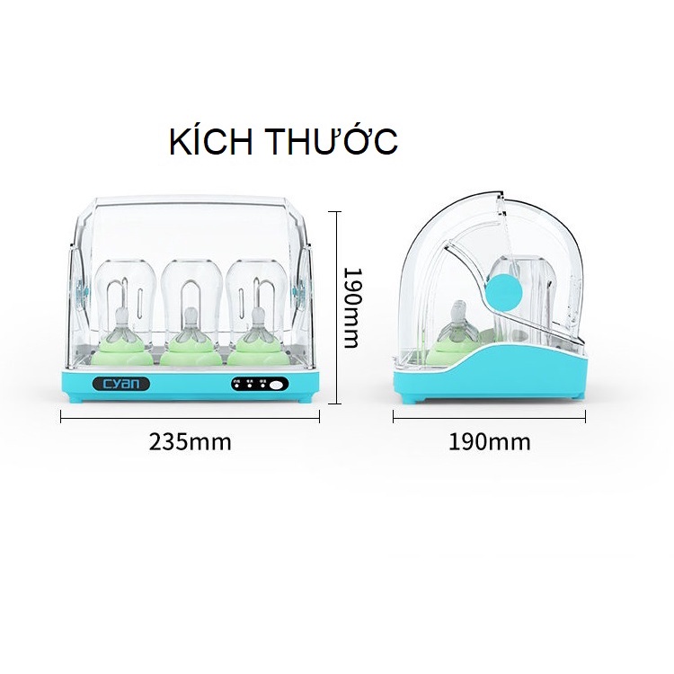 Máy sấy khô tiệt trùng bình sữa bằng tia UV