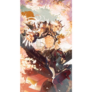 Poster - postcard nhân vật Arataki Itto Genshin impact