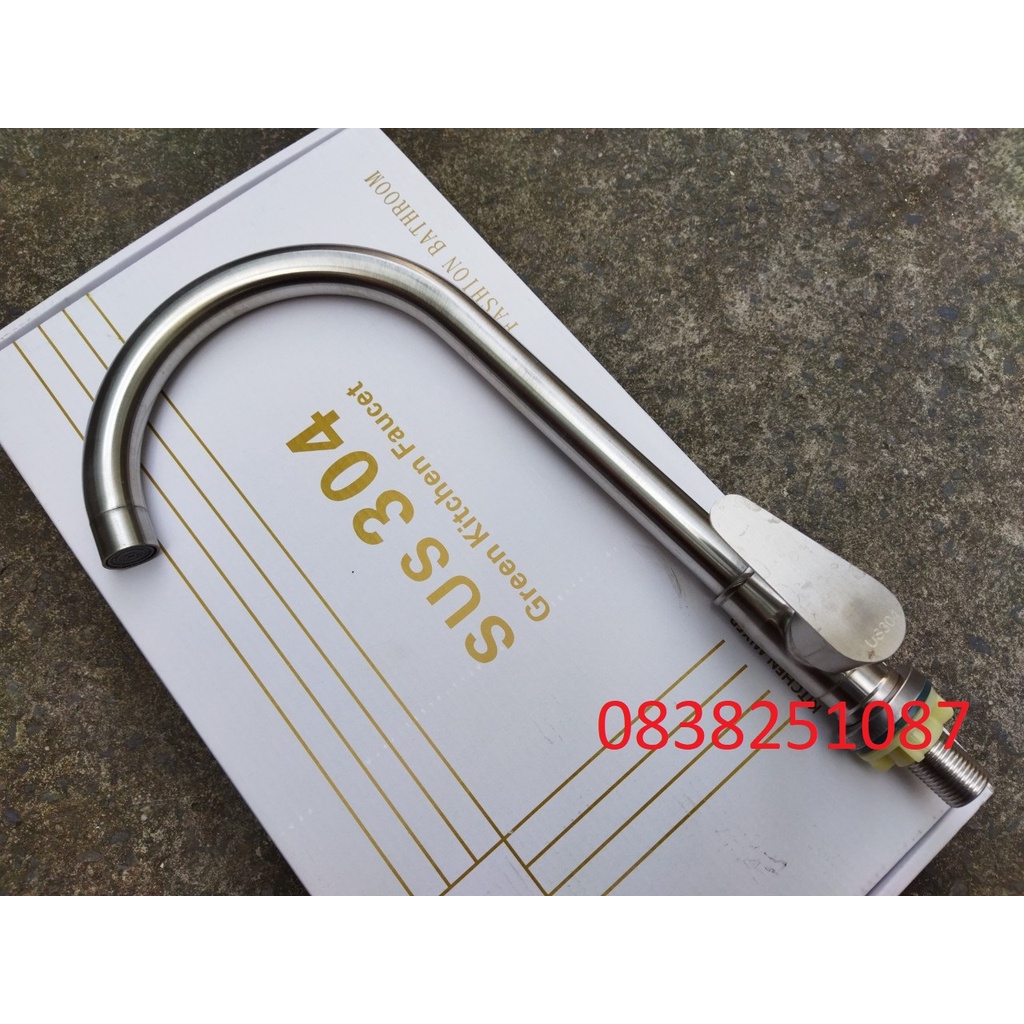 Vòi chén lạnh inox 304 ỐNG PHI 24