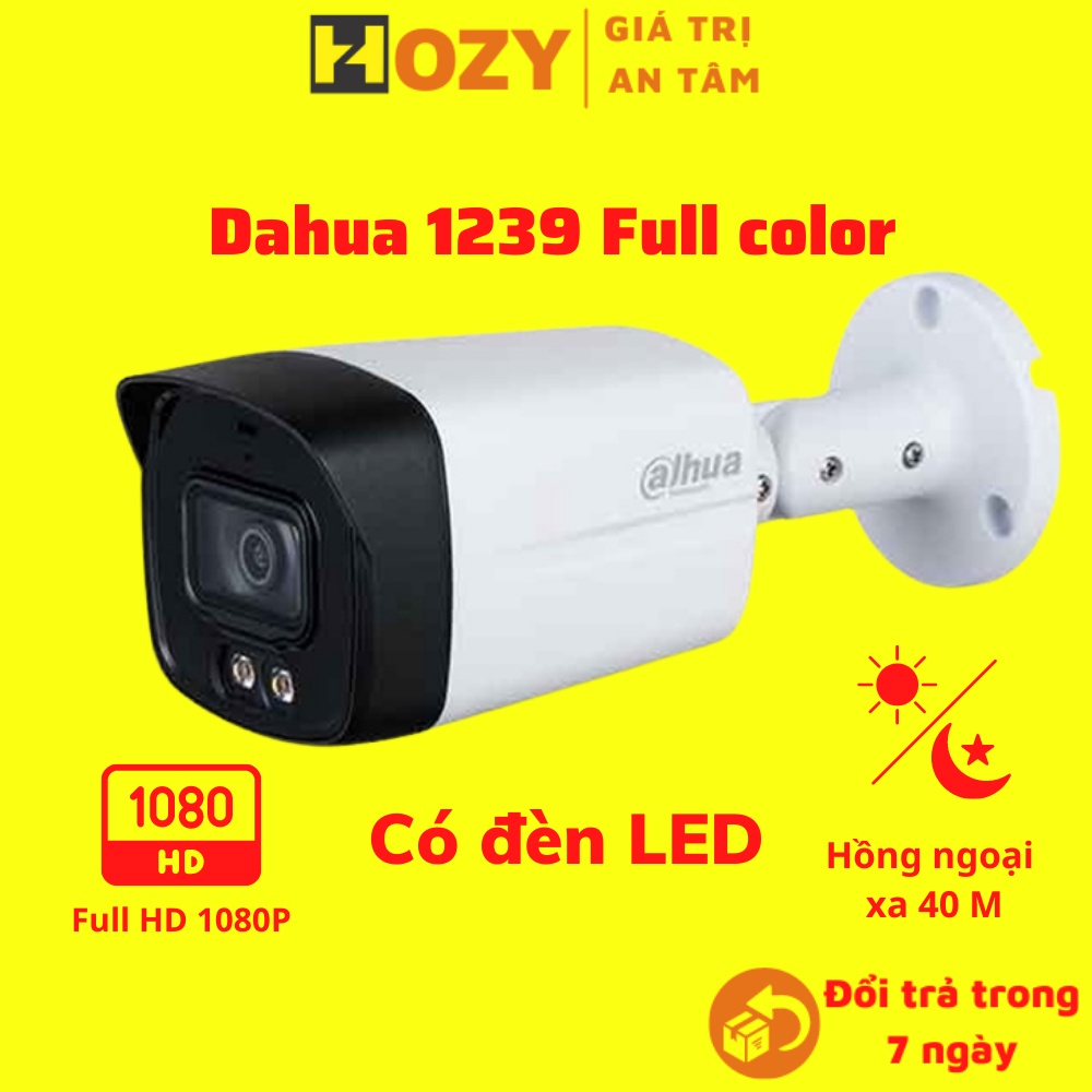 [Mã ELHAMS5 giảm 6% đơn 300K] Camera giám sát an ninh Full Color Dahua 1239TLMP LED