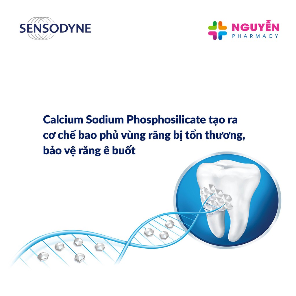 Kem Đánh Răng Sensodyne - Trắng Răng, Giảm Ê Buốt, Chảy Máu, Bảo Vệ Nướu Toàn Diện