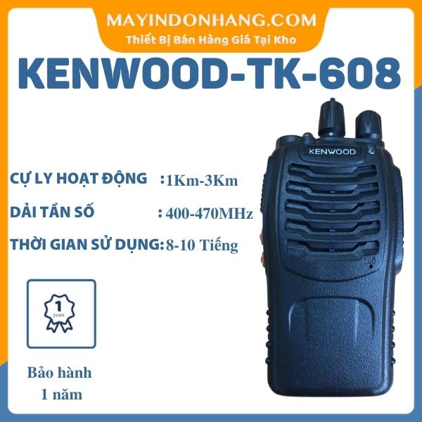Trọn Bộ 2 Máy bộ đàm Kenwood TK 608