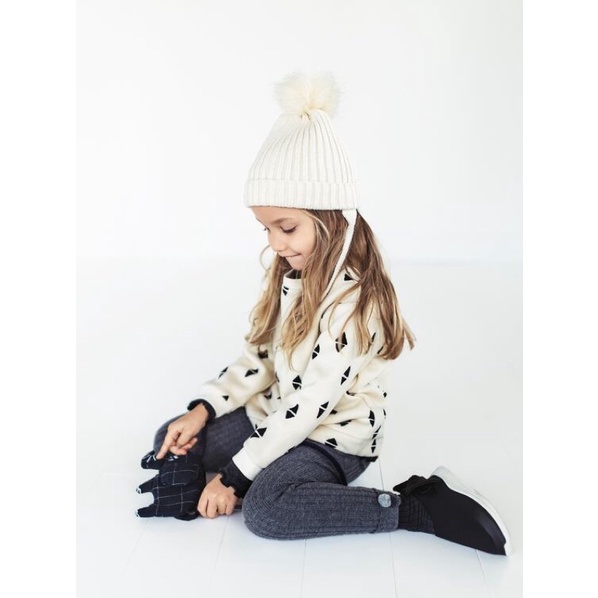 Quần Len Bé Gái PomPom ZR