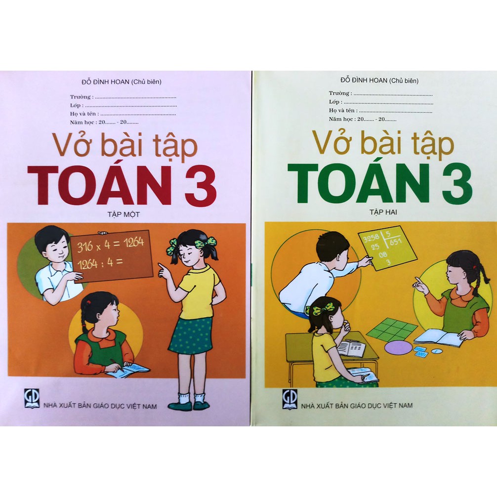 Sách - Vở bài tập Toán 3 - tập một