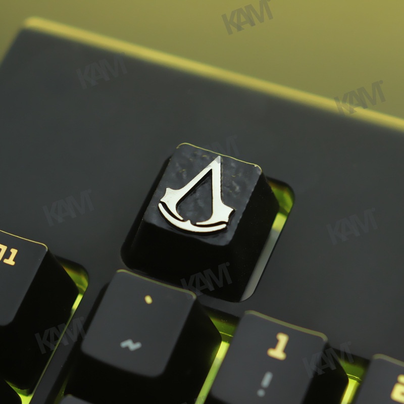 Kam 3D có đèn nền nổi Nhôm Keycaps Attacks Attack on Titan Game of Thrones Marvel Theme Cartoon Anime Game Theme R4 Height Bàn phím cơ Keycaps cho ESC kaih Cherry Mx Gk61 RK87