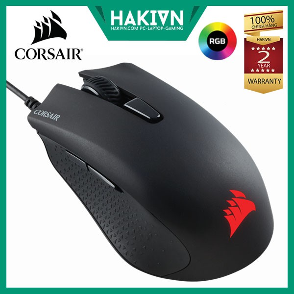 [Mã ELCL05 giảm 5% đơn 500K] Chuột máy tính Corsair HARPOON PRO RGB Gaming