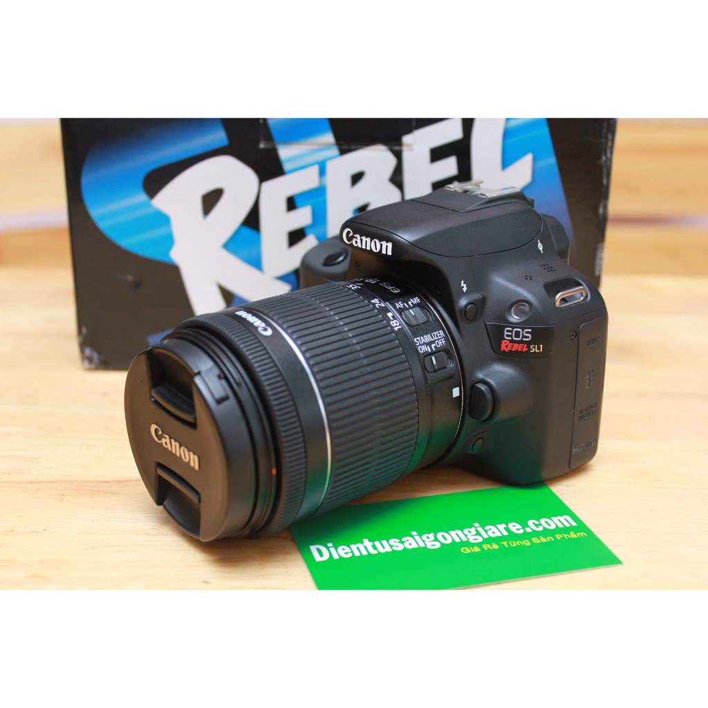 Máy ảnh Canon EOS Rebel SL1  kit 18-55mm F/3.5-5.6 IS STM