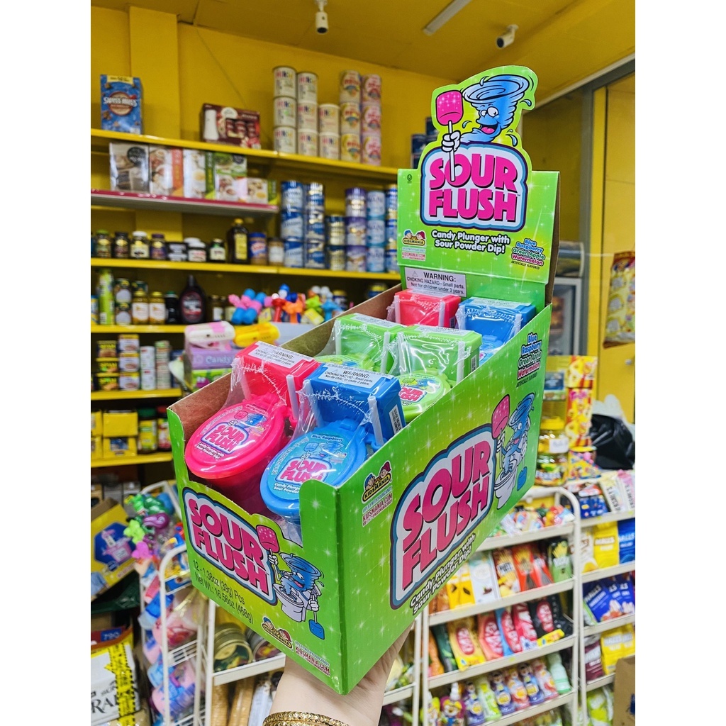 Kẹo Mút Bồn Cầu KIDSMANIA - SOUR FLUSH 39G