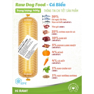 Thịt tươi raw dog cấp đông cho chó