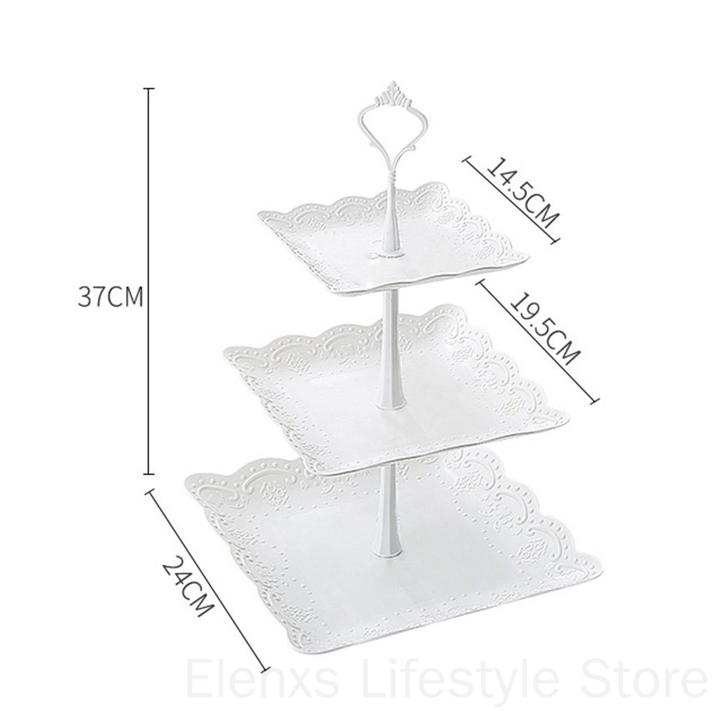 Khay đựng bánh kem nhiều tầng đa năng tiện lợi