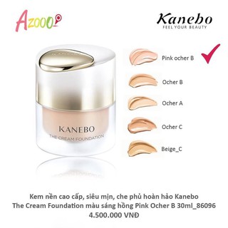 Kem nền cao cấp, siêu mịn, che phủ hoàn hảo Kanebo The Cream Foundation 30ml