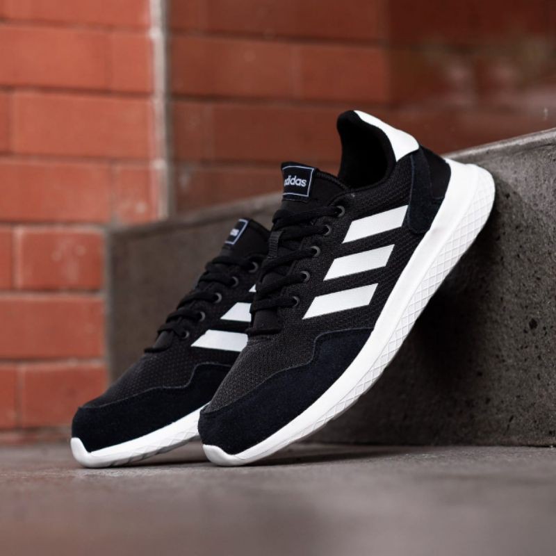 Giảm Giá!!! Adidas Archivo Đen Trắng Nguyên Bản (bnwb)
