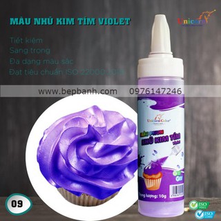 Màu thực phẩm Unicorn nhũ kim dạng xịt