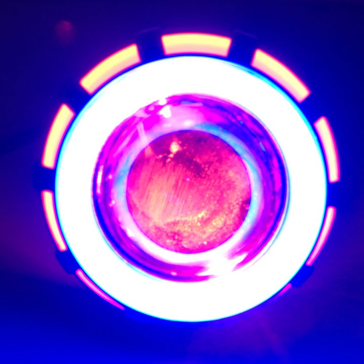 ĐÈN PHA LED BI CẦU SIÊU SÁNG VIỀN XANH - DPLBCVX