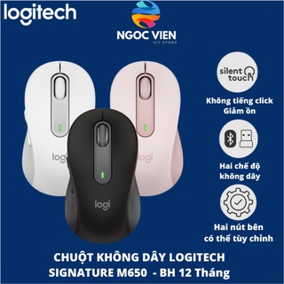 Chuột không dây bluetooth Logitech Signature M650 - Cuộn SmartWheel