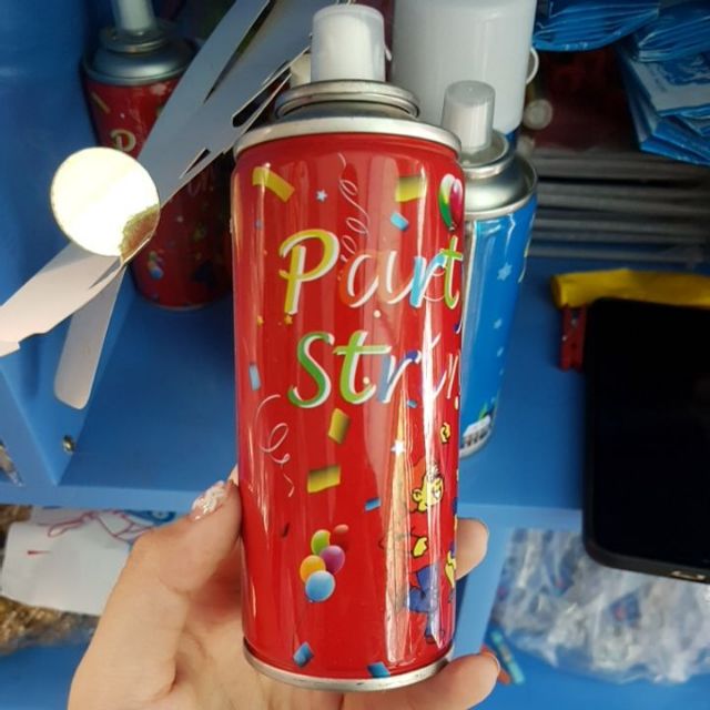 Bình xịt dây sinh nhật