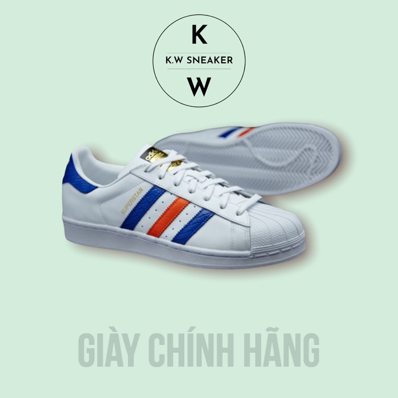 ( Giày AUTH ) Giày Adidas Superstar Sọc Đen nhiều mẫu chính hãng