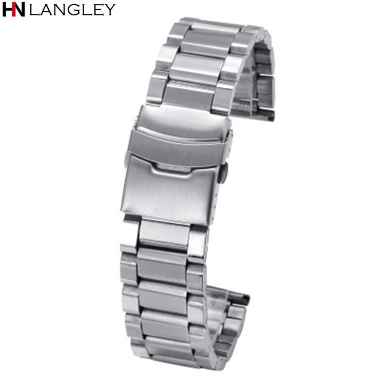 Dây Đồng Hồ Bằng Thép Không Gỉ 12mm 14mm 16mm 18mm 20mm 22mm 24mm