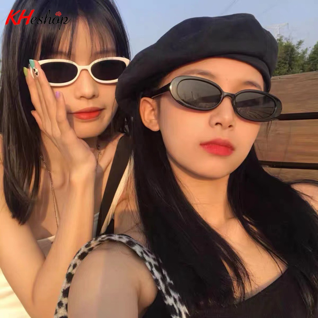 [Kính râm Nam Nữ HOT] Form nhỏ bầu dục, Ngôi sao thời trang 5 màu nổi bật mã Y1811
