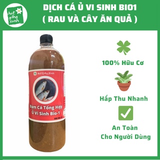 5 Lít Dịch Đạm Cá Đậm Đặc Tổng Hợp Ủ Vi Sinh Bio-1