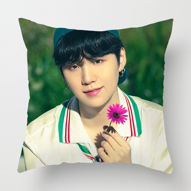 Vỏ Gối In Hình BTS BT21 K-pop 45*45cm