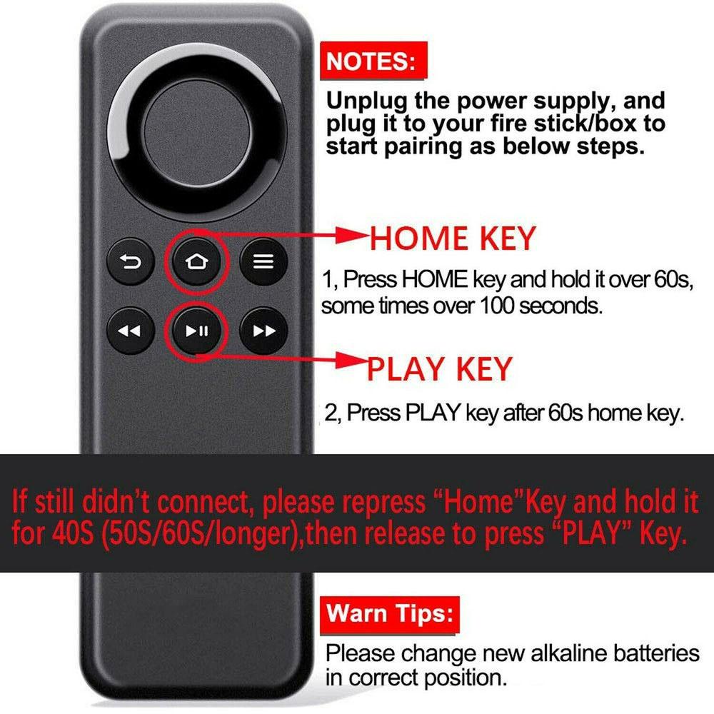 Điều Khiển Từ Xa Đa Năng Không Chạm Thay Thế Chuyên Dụng Cho Amazon Fire TV