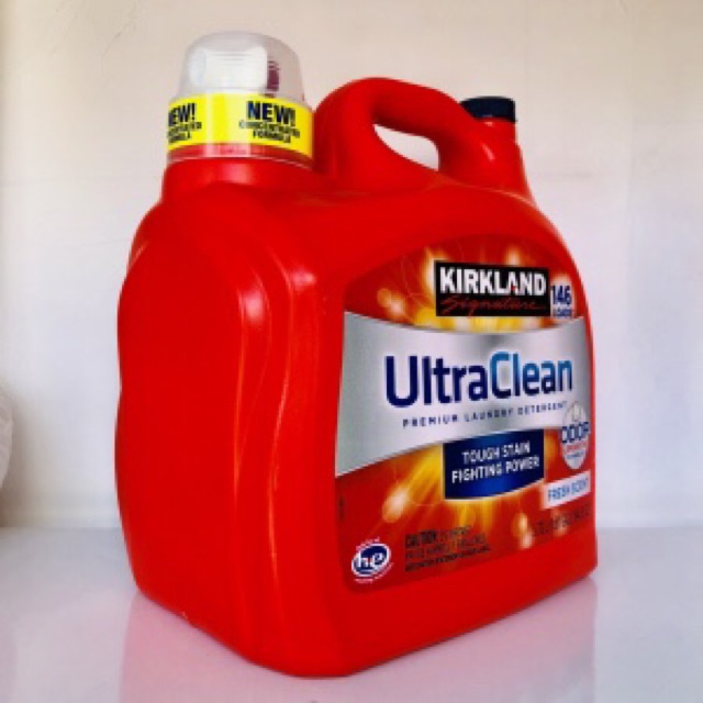 Nước giặt tẩy trắng Kirkland Signature Ultra Clean Premium Laundry Detergent 5.73 lít (146 Loads) nhập Mỹ