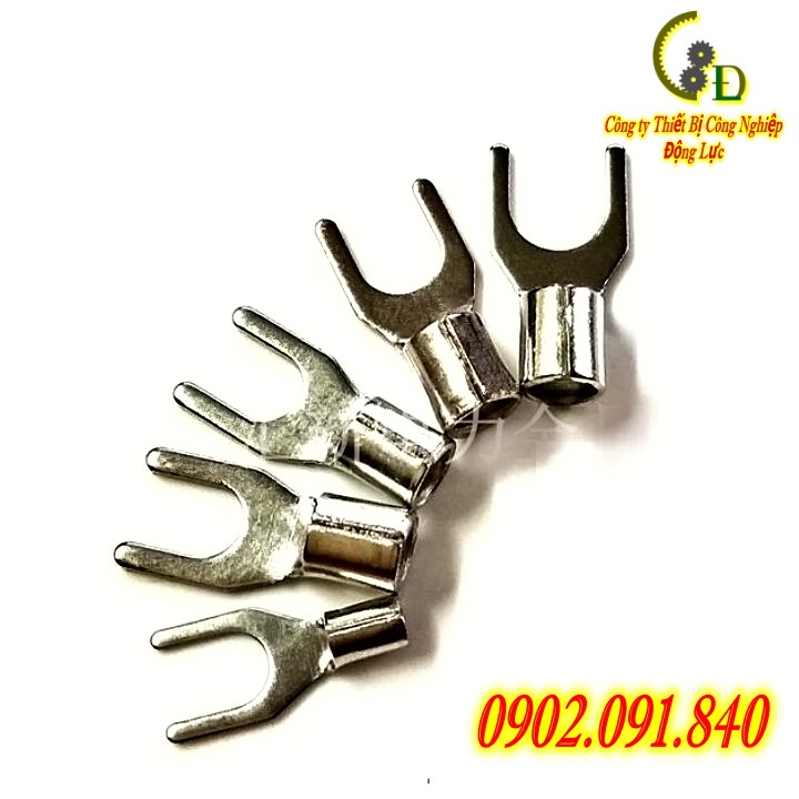 Đầu cos chữ Y trần SNB 1.25-5-6 SNB2-3-4 100c, cosse chẻ V, cốt chỉa chữ U càng cua đồng bấm nối dây điện 0.5mm 2.5mm