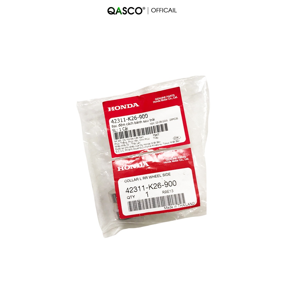 Bạc đệm cách bánh sau trái HONDA Msx125 2014  QA(42311K26900) _( 1654)