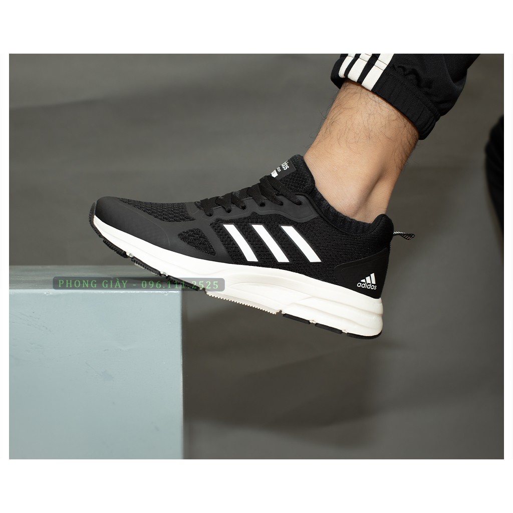 Giày Sneaker Nam D62 Màu Đen Trắng