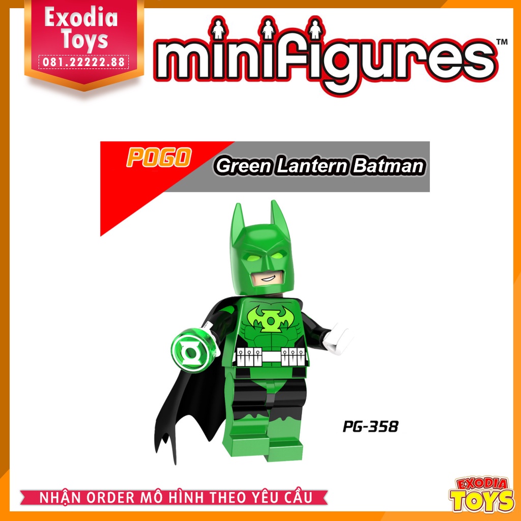 Xếp hình Minifigure siêu anh hùng Batman : Người Dơi - Đồ Chơi Lắp Ghép Sáng Tạo - POGO 8076