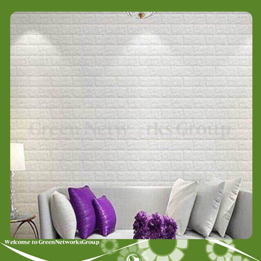 Xốp Dán Tường Giả Gạch 3D 70X77cm 3mm Greennetworks ( 1 Tấm )