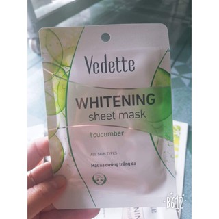 Mặt nạ giấy dưỡng da 25g Vedette