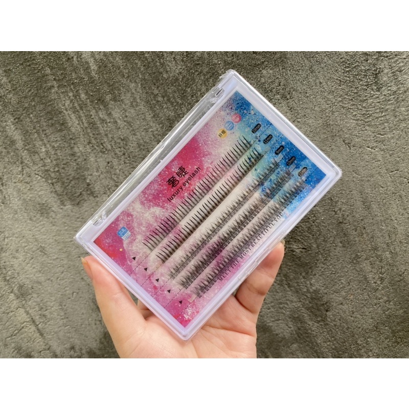 Hộp mi giả tách sợi / Tặng kèm nhíp và keo dán