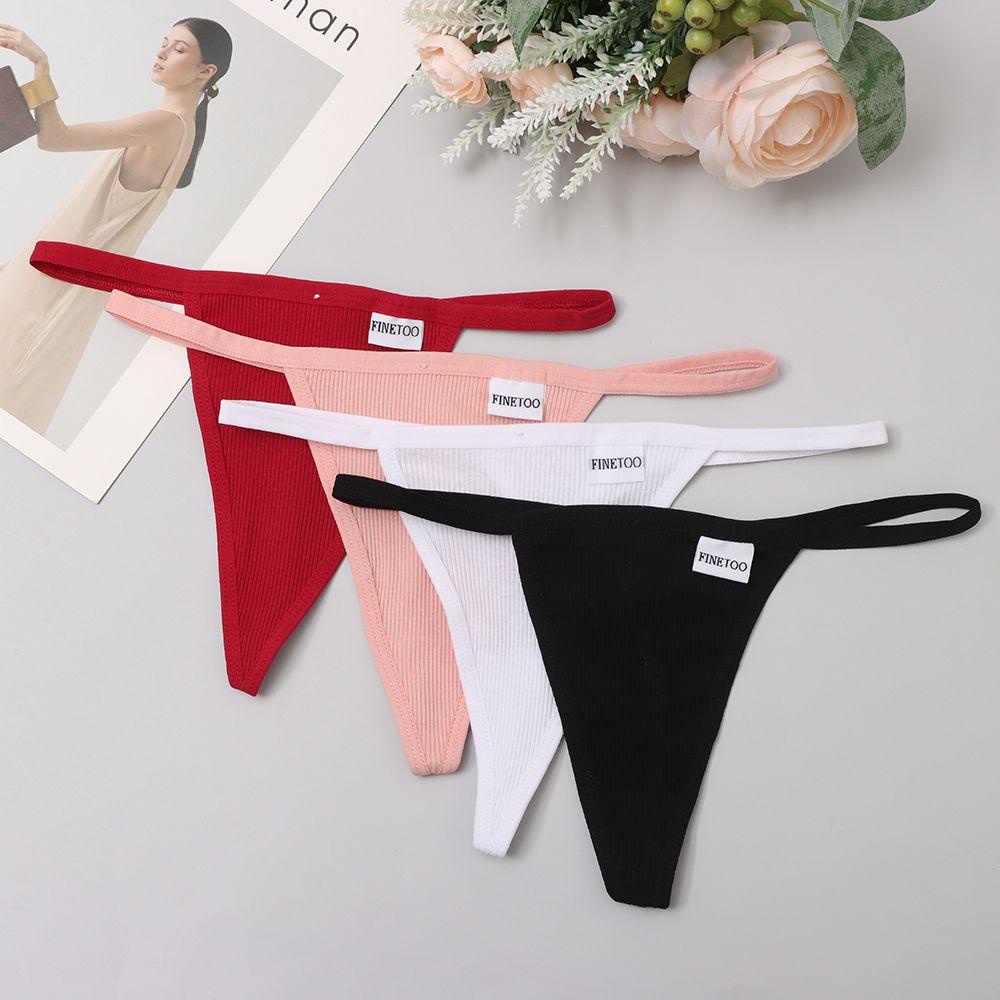 Quần Lót Cotton Thoáng Khí Lưng Thấp Cho Nữ
