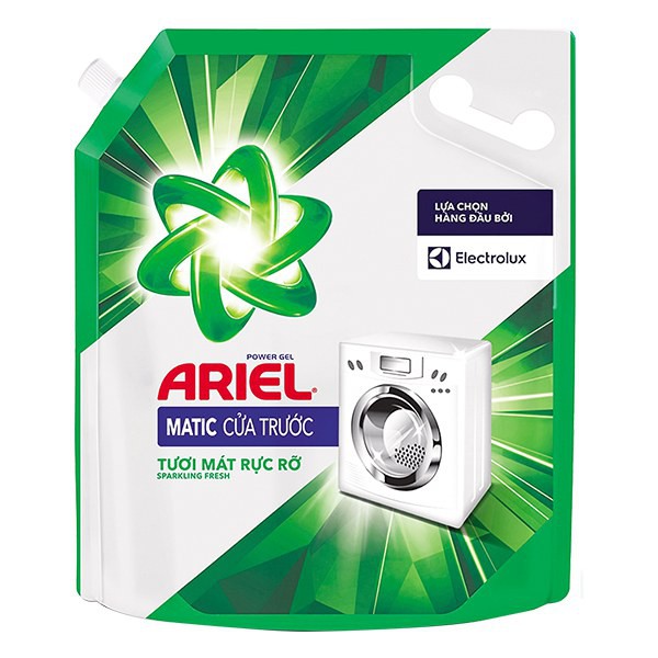 Nước giặt Ariel Matic Cửa trước Tươi mát túi 3.6kg