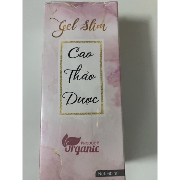 Gel Slim Cao Thảo Dược Huỷ Mỡ (Chai 60 ml)