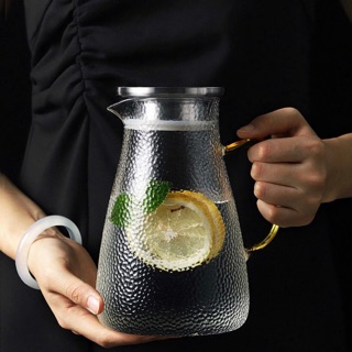 Bình thuỷ tinh sần nắp inox 1,6l - 1,8l