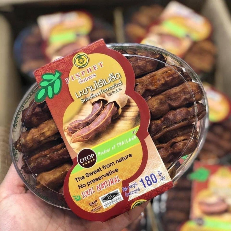 Me Thái tách hạt xanh đỏ