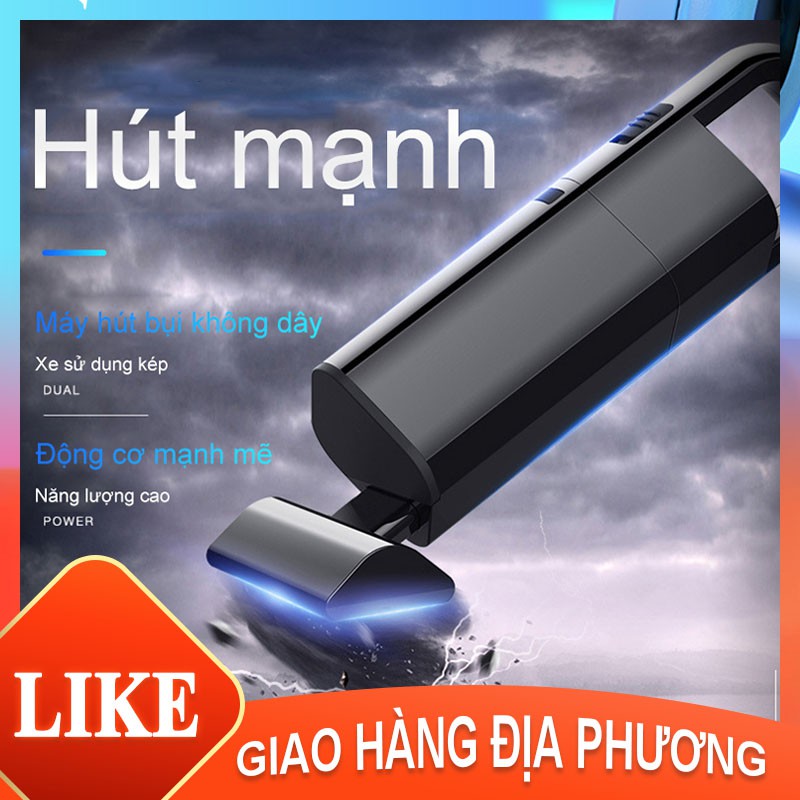 Máy hút bụi xe hơi công suất cao 120W , Máy hút bụi cầm taymini không dây cực khỏe [AKS-8001C]