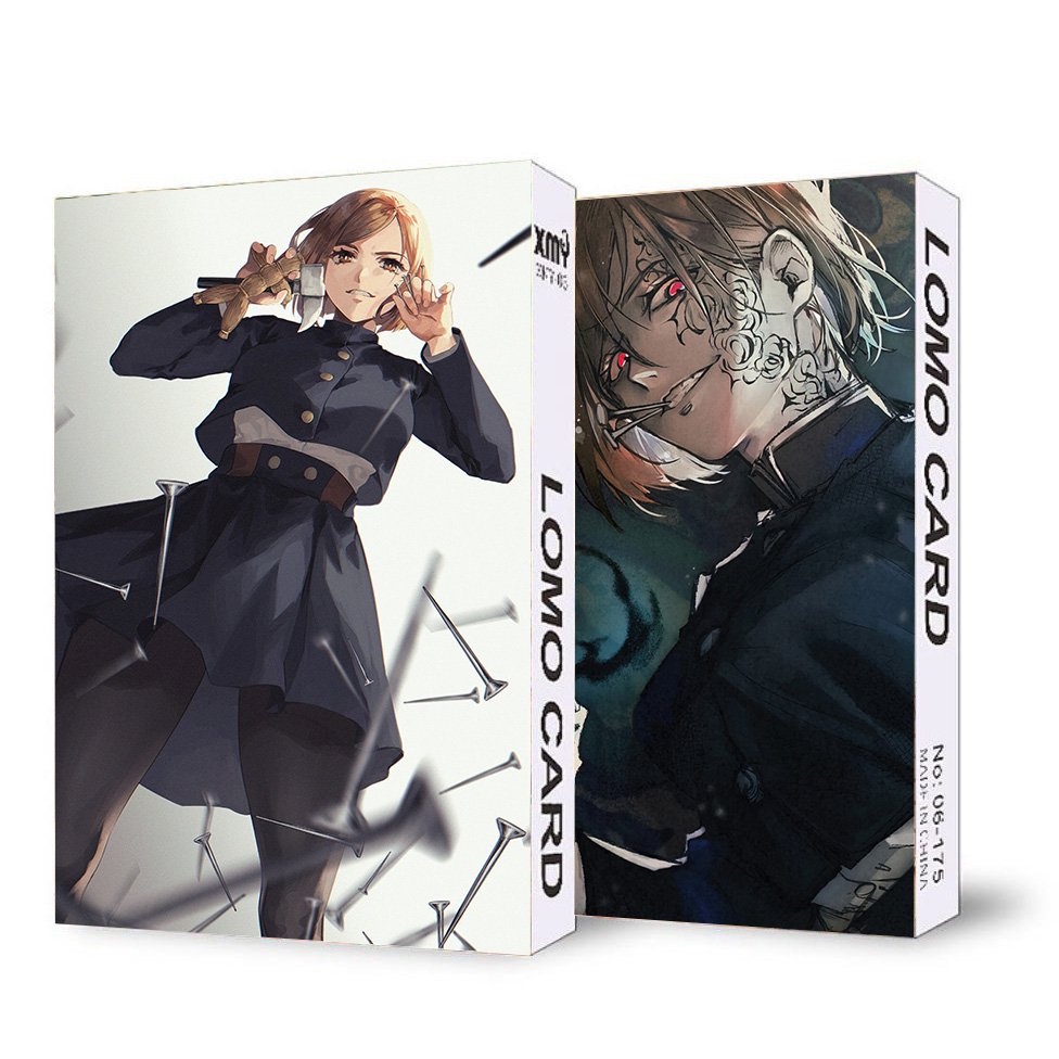 Hộp ảnh lomo in hình nhân vật JUJUTSU KAISEN CHÚ THUẬT HỒI CHIẾN anime chibi 30 tấm